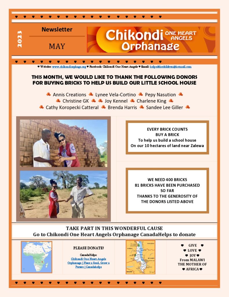 Chikondi Orphanage March 2023 Newsletter