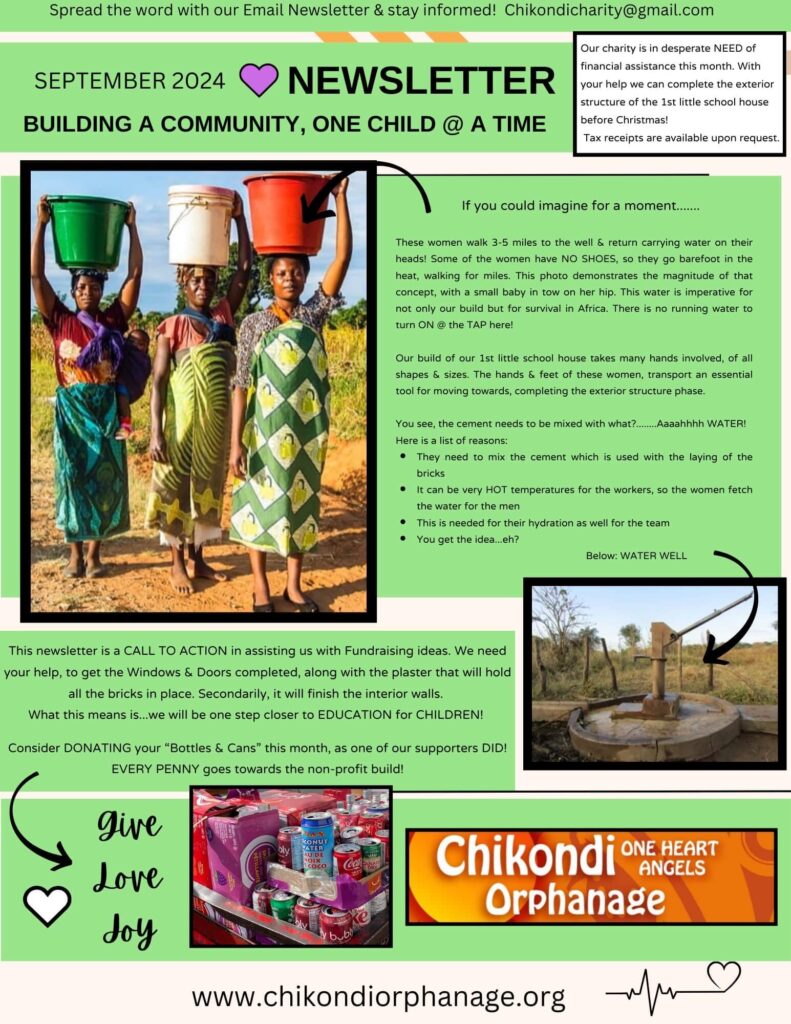 Chikondi Newsletter for Spetember 2024